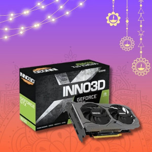 Inno3d Gtx 1650 Twin X2 Oc V3 4Gb Graphics Card (N16502-04D6X-171330N)